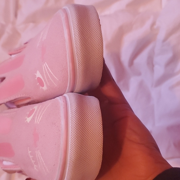 Pink Bunny slip on Vans size 13 - Picture 5 of 5